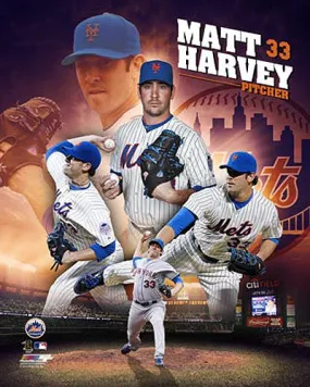 Matt Harvey "Ace" New York Mets MLB Premium Poster Print - Photofile 16x20