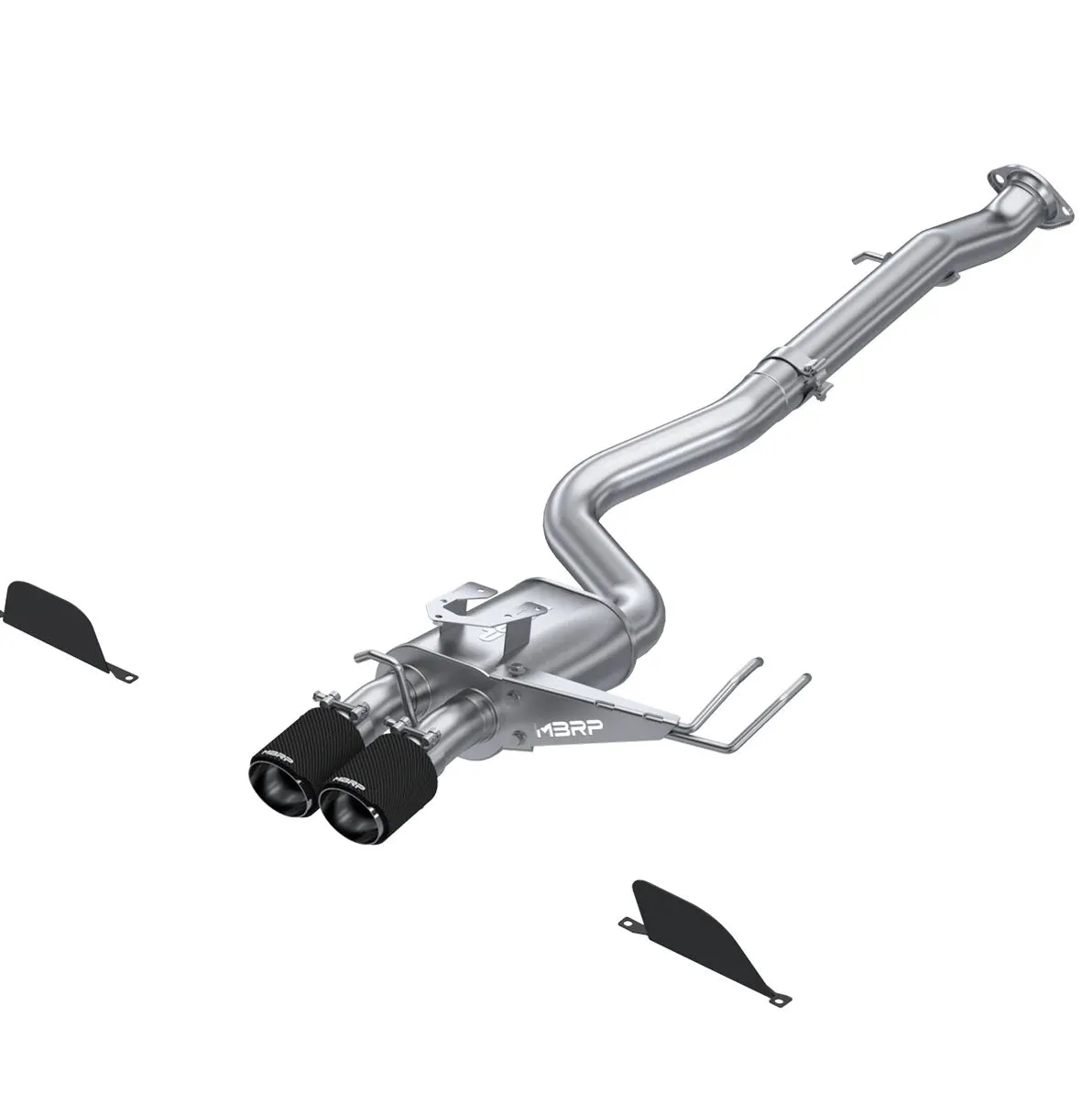 MBRP Center Exit 3" Catback Exhaust w/ Carbon Fiber Tips | 2023  Toyota GR Corolla