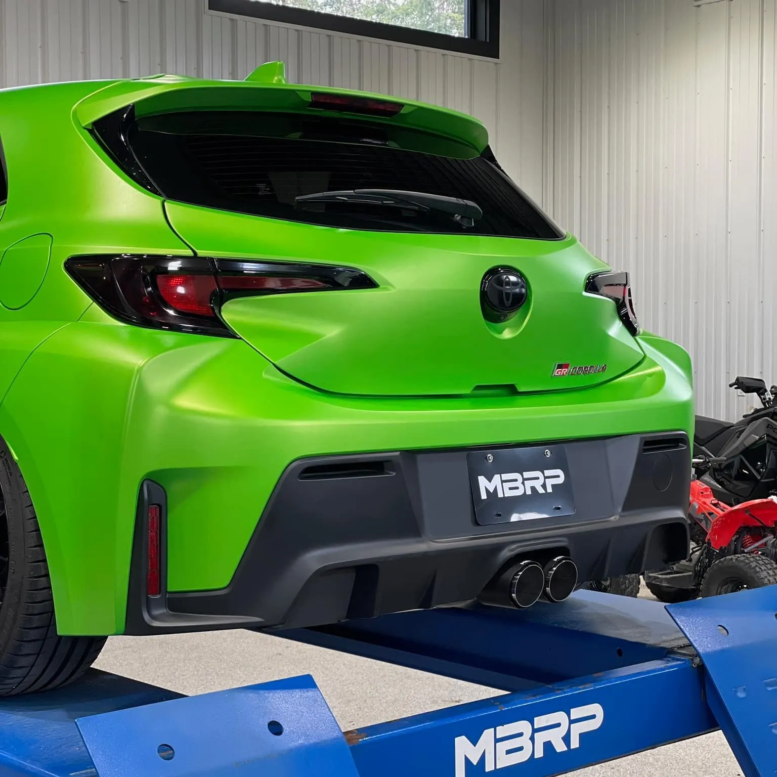 MBRP Center Exit 3" Catback Exhaust w/ Carbon Fiber Tips | 2023  Toyota GR Corolla