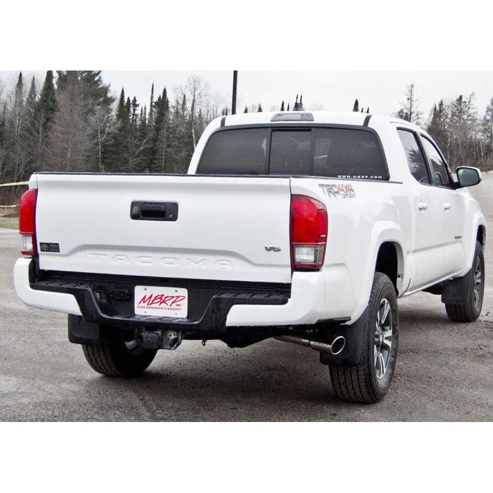 MBRP Stainless Single Side 3" Exhaust Polished Tip - 2016-2019 Tacoma 3.5L