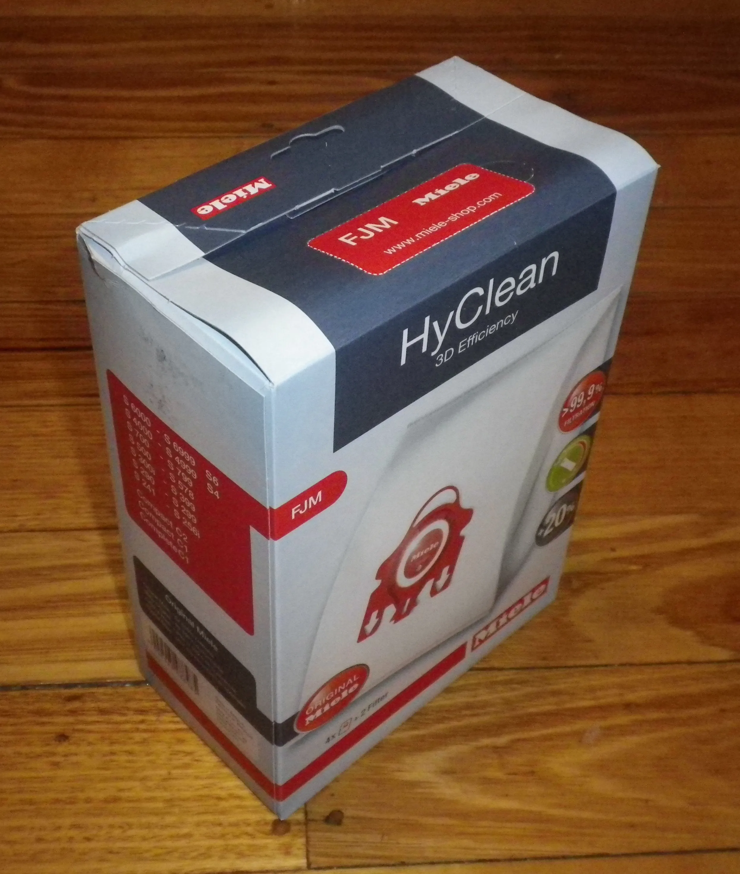 Miele Genuine HyClean High Filtration Synthetic Vacuum Cleaner Bags - Part # FJM