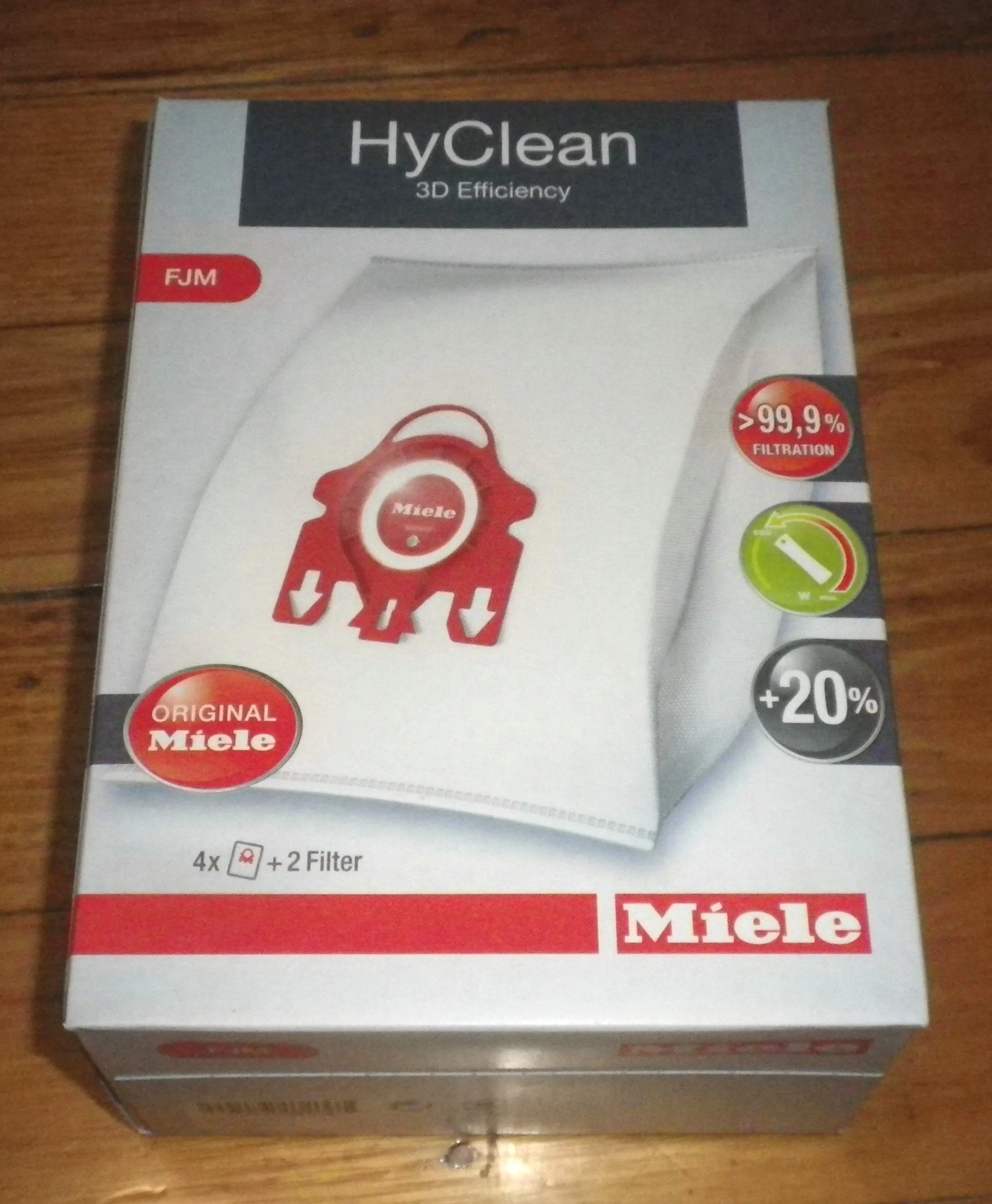 Miele Genuine HyClean High Filtration Synthetic Vacuum Cleaner Bags - Part # FJM