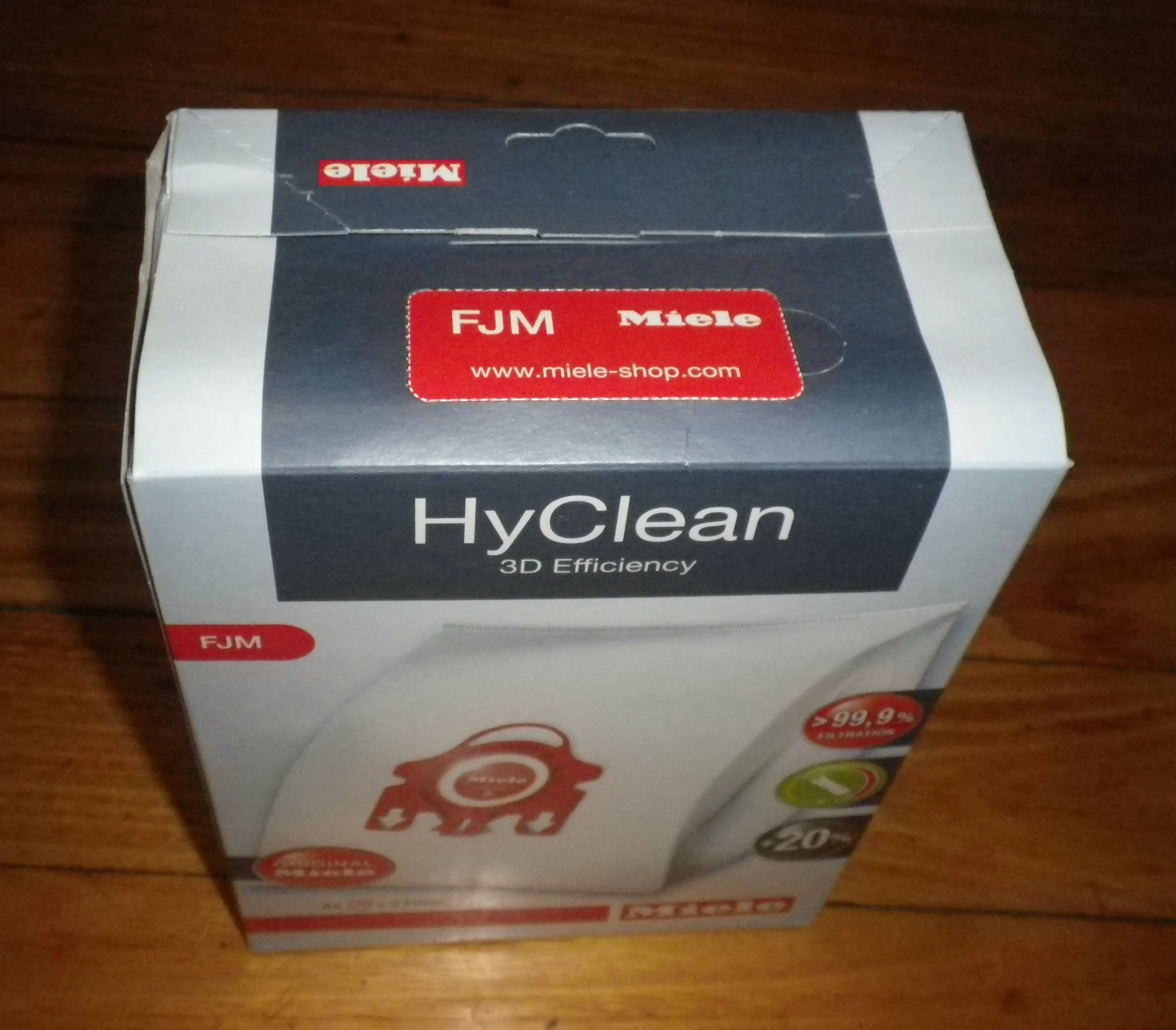 Miele Genuine HyClean High Filtration Synthetic Vacuum Cleaner Bags - Part # FJM