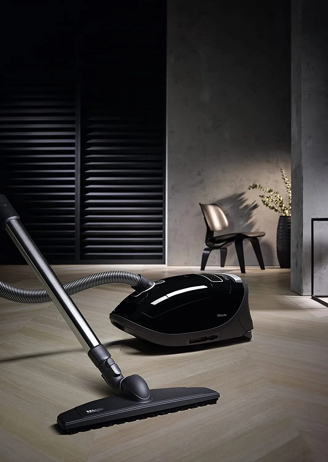 Miele SBB 400-3 Parquet Twister XL Smooth Floor Brush, Black