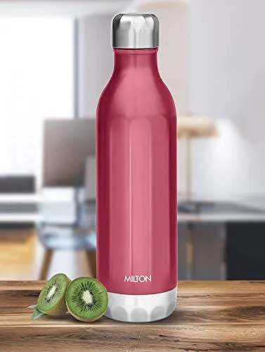 Milton Bliss 600 Thermosteel Water Bottle, 540 ml (Red)