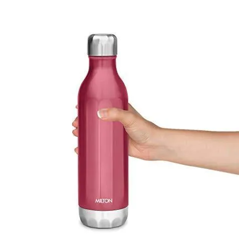 Milton Bliss 600 Thermosteel Water Bottle, 540 ml (Red)