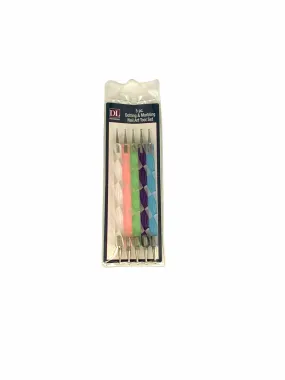 Nail Art Dotting & Marbling Tool Set 5 pk