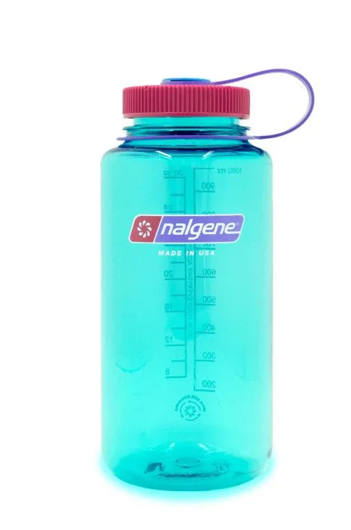 Nalgene Wide Mouth Tritan Plastic Water Bottle, 32 Ounce