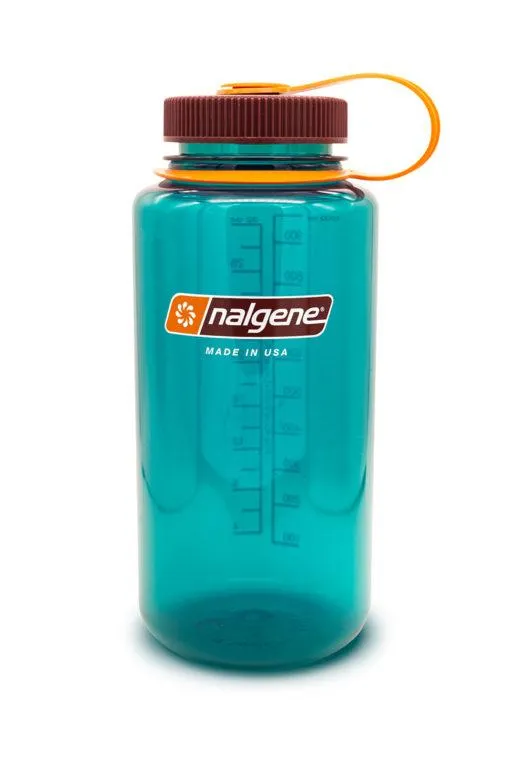 Nalgene Wide Mouth Tritan Plastic Water Bottle, 32 Ounce