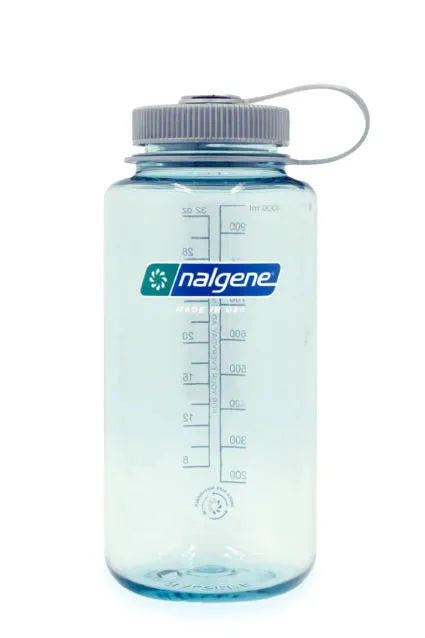 Nalgene Wide Mouth Tritan Plastic Water Bottle, 32 Ounce