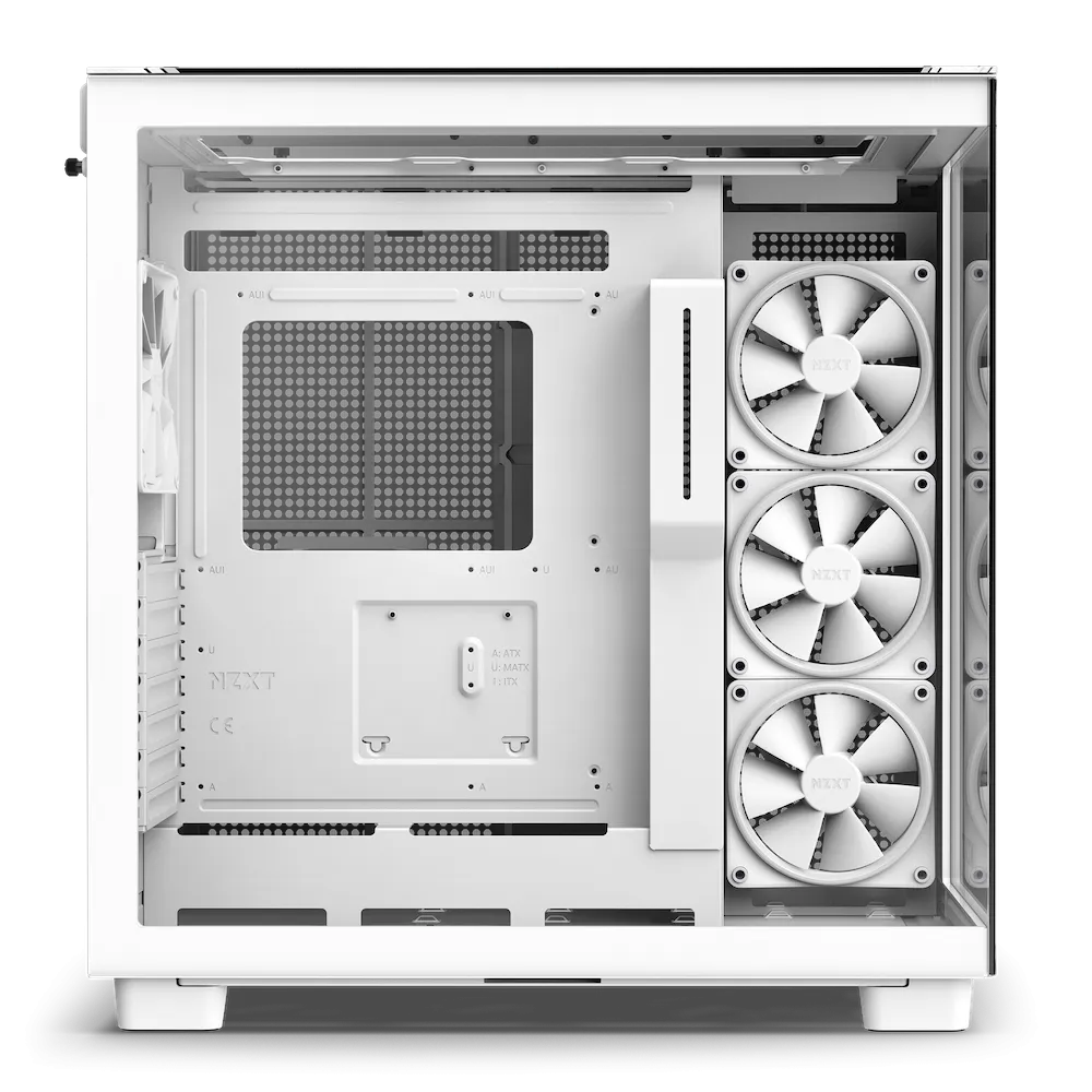 【NZXT 2024 聖誕跨年優惠】NZXT H9 ELITE Matte White 啞光白色 ARGB Tempered Glass ATX Case CM-H91EW-01