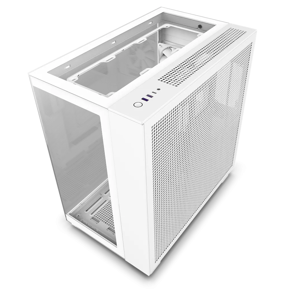 【NZXT 2024 聖誕跨年優惠】NZXT H9 ELITE Matte White 啞光白色 ARGB Tempered Glass ATX Case CM-H91EW-01