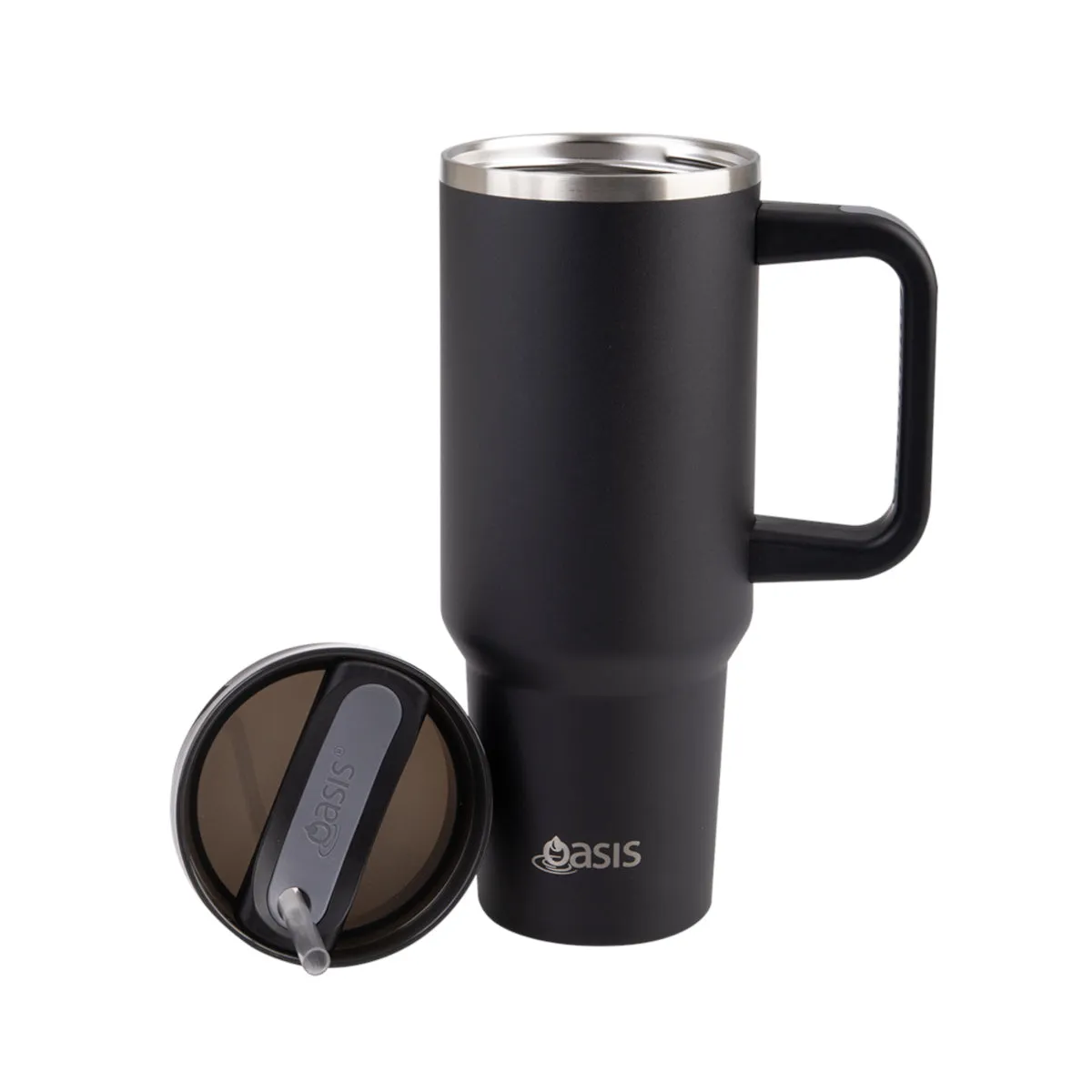 Oasis Commuter Travel Tumbler Black 1.2L