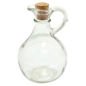 Olive Oil Clear Glass Bottle w/ Handle  10 Oz.