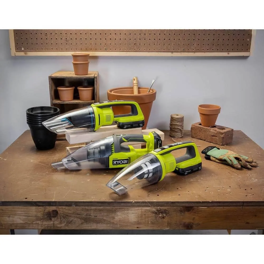 Open Box - RYOBI 18V ONE  Cordless Wet/Dry Hand Vacuum (Tool Only)