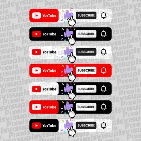 Pack of Seven Animations for YouTube