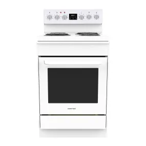 Parmco 600mm White Freestanding 8 Function Stove with Coil Cooktop FS60WR8