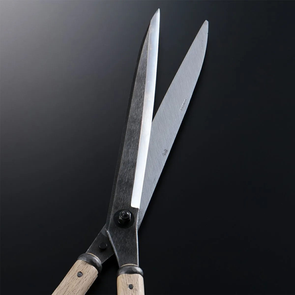 "SAHO" Hedge/Gardening Clippers, Shirogami Steel Blade with Leather Case