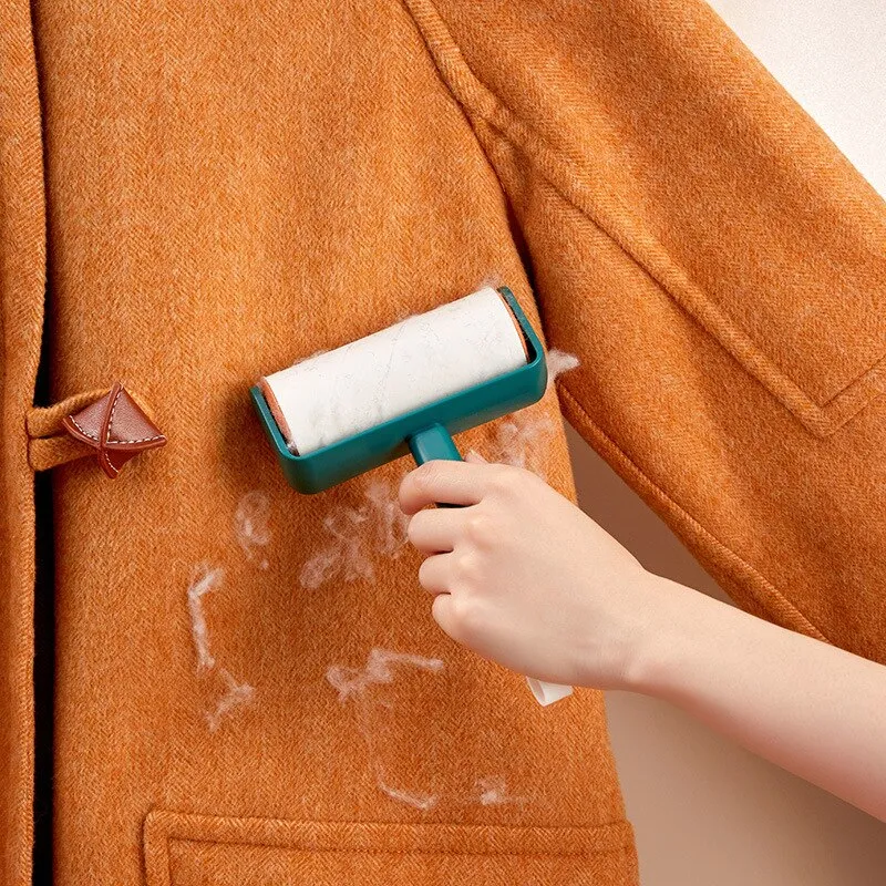 Replaceable Sticky Paper Hair Lint Remover