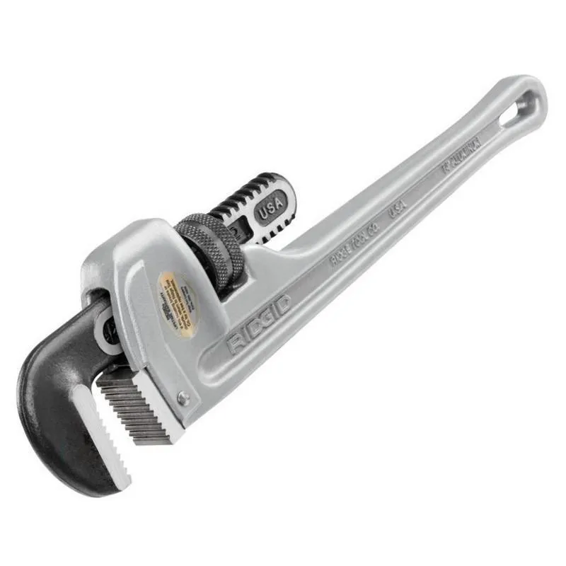 Ridgid Aluminum Straight Pipe Wrenches - Available in a variety of sizes