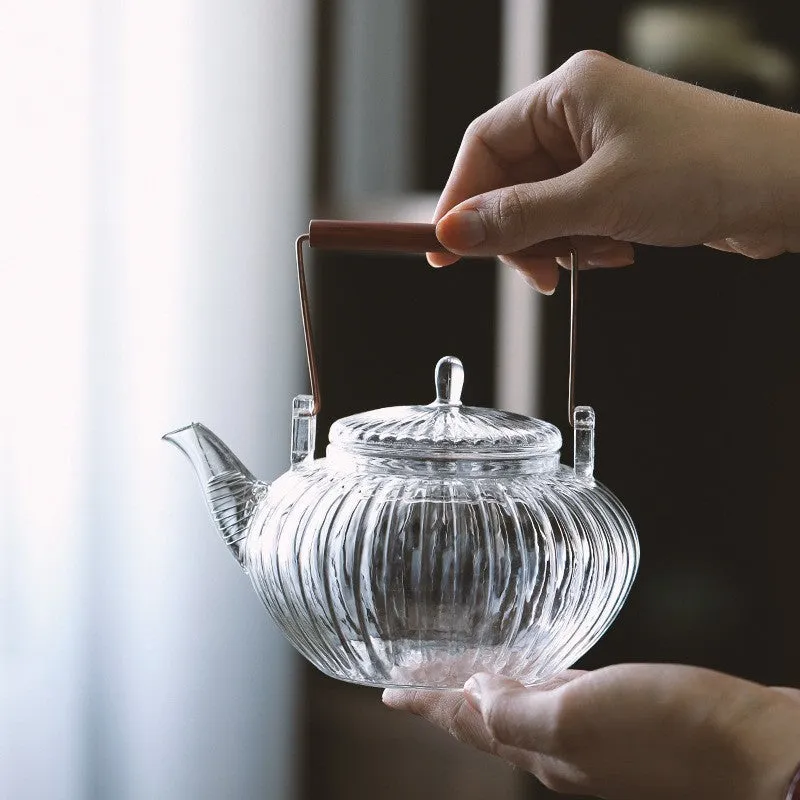 Saburo | Japanese Hammer Pattern Petal Teapot - 500 ml