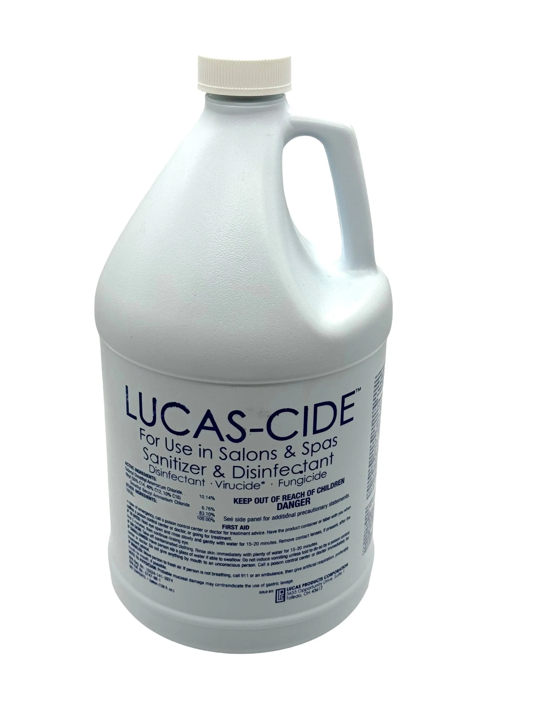 Sanitizer Lucas Cide Disinfectant Blue Concentrate 1 Gallon