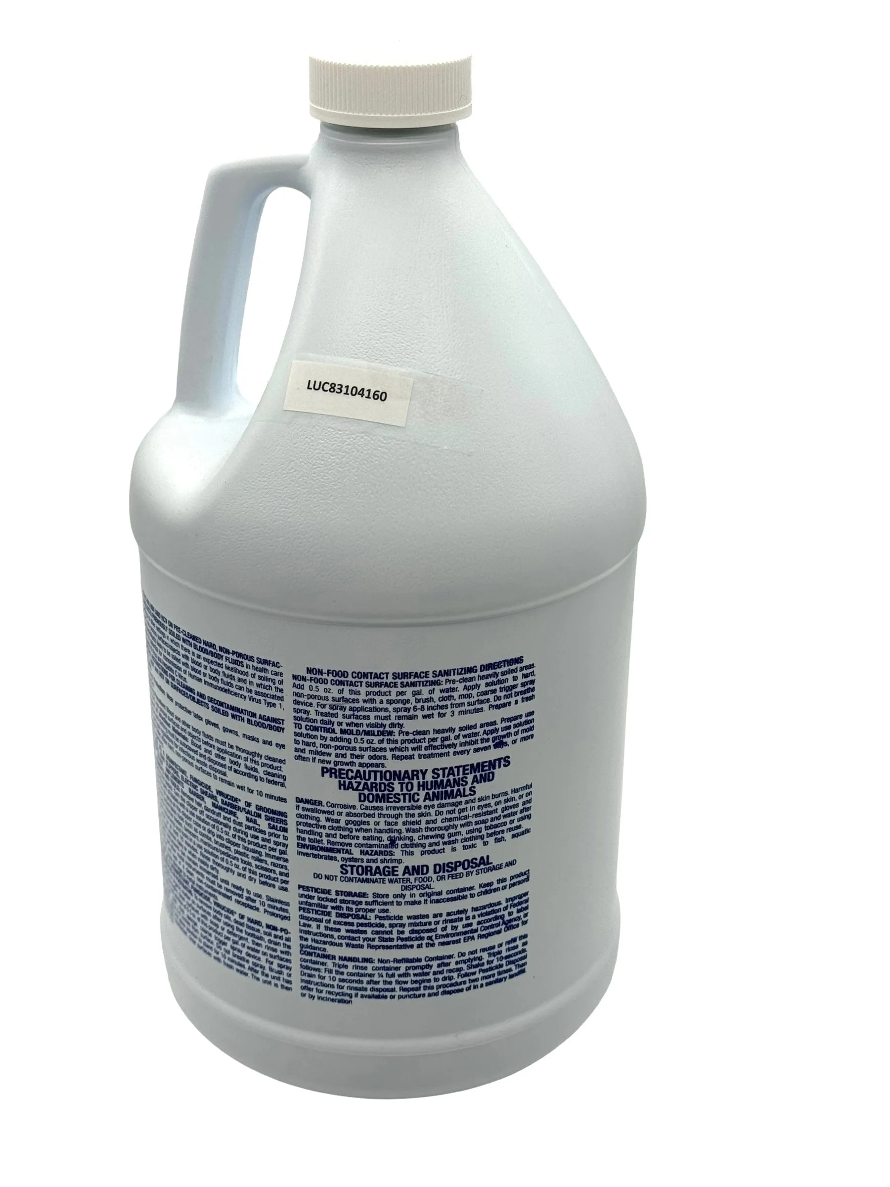 Sanitizer Lucas Cide Disinfectant Blue Concentrate 1 Gallon