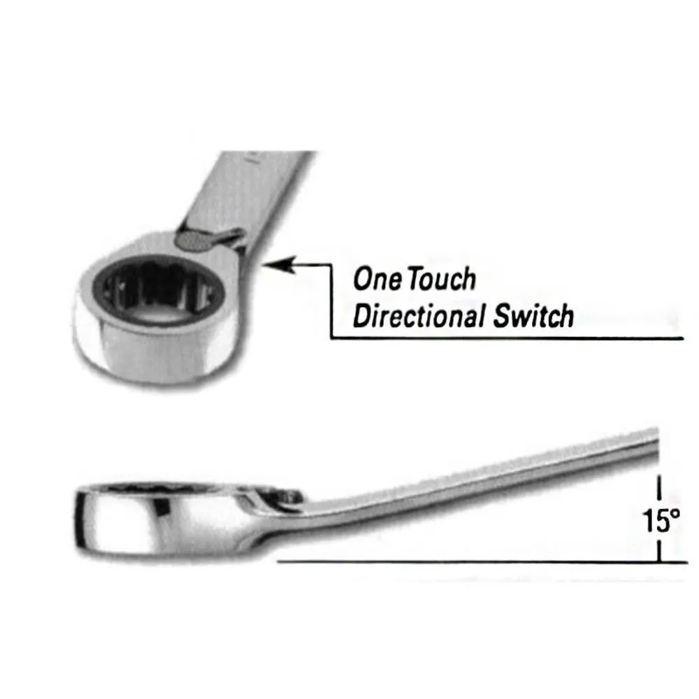 Signet Tool Inc. 5/8'' Reversible Gear Wrench - Imperial