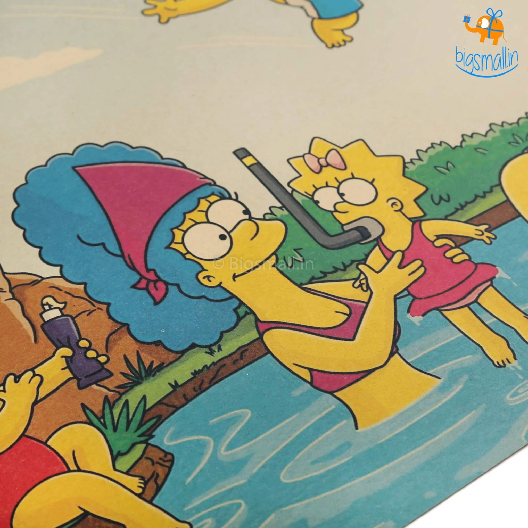 Simpsons Kraft Paper Poster