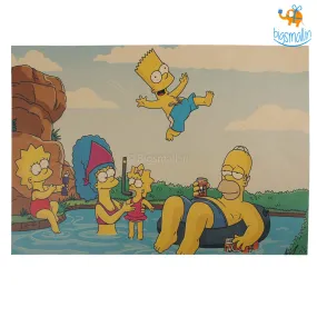 Simpsons Kraft Paper Poster