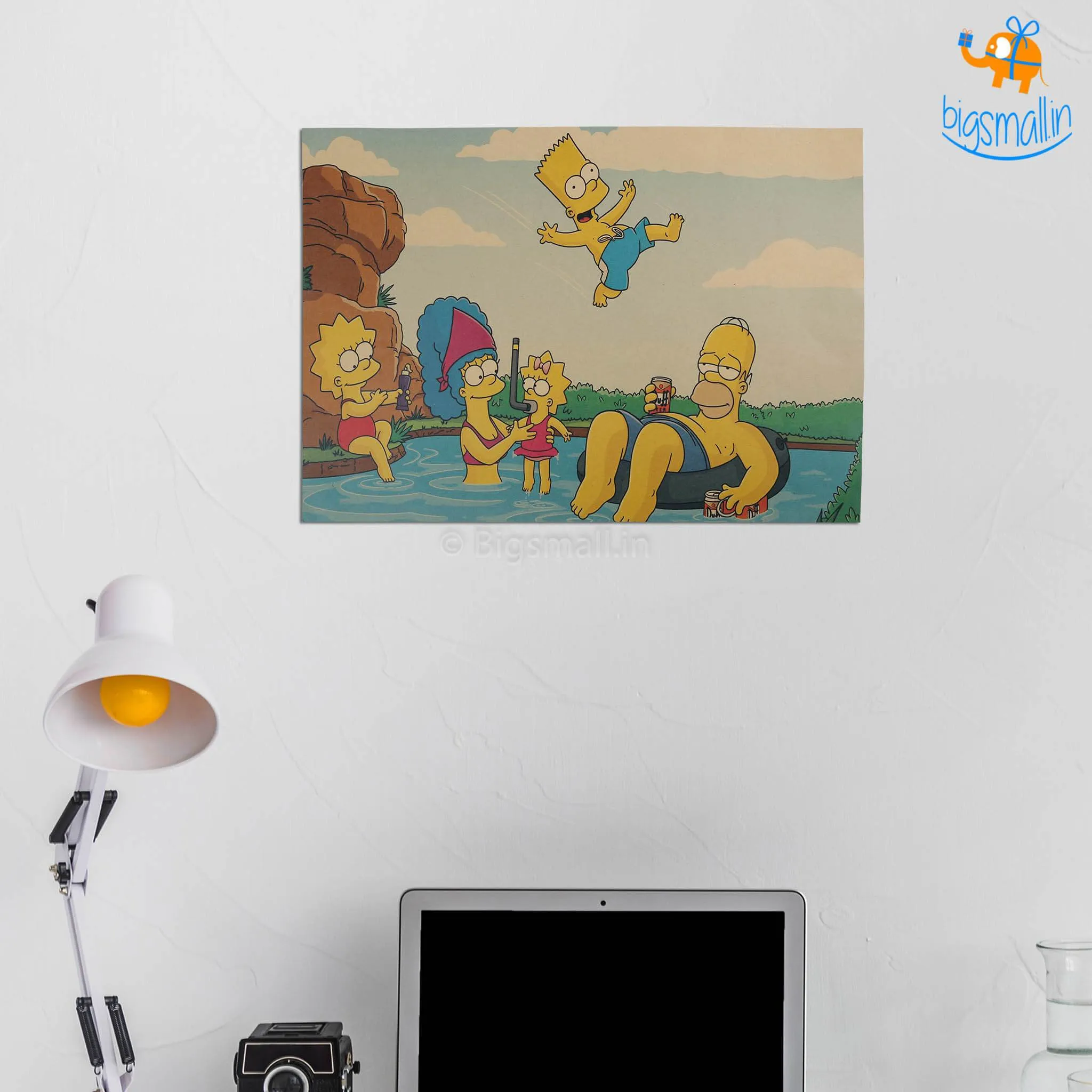 Simpsons Kraft Paper Poster