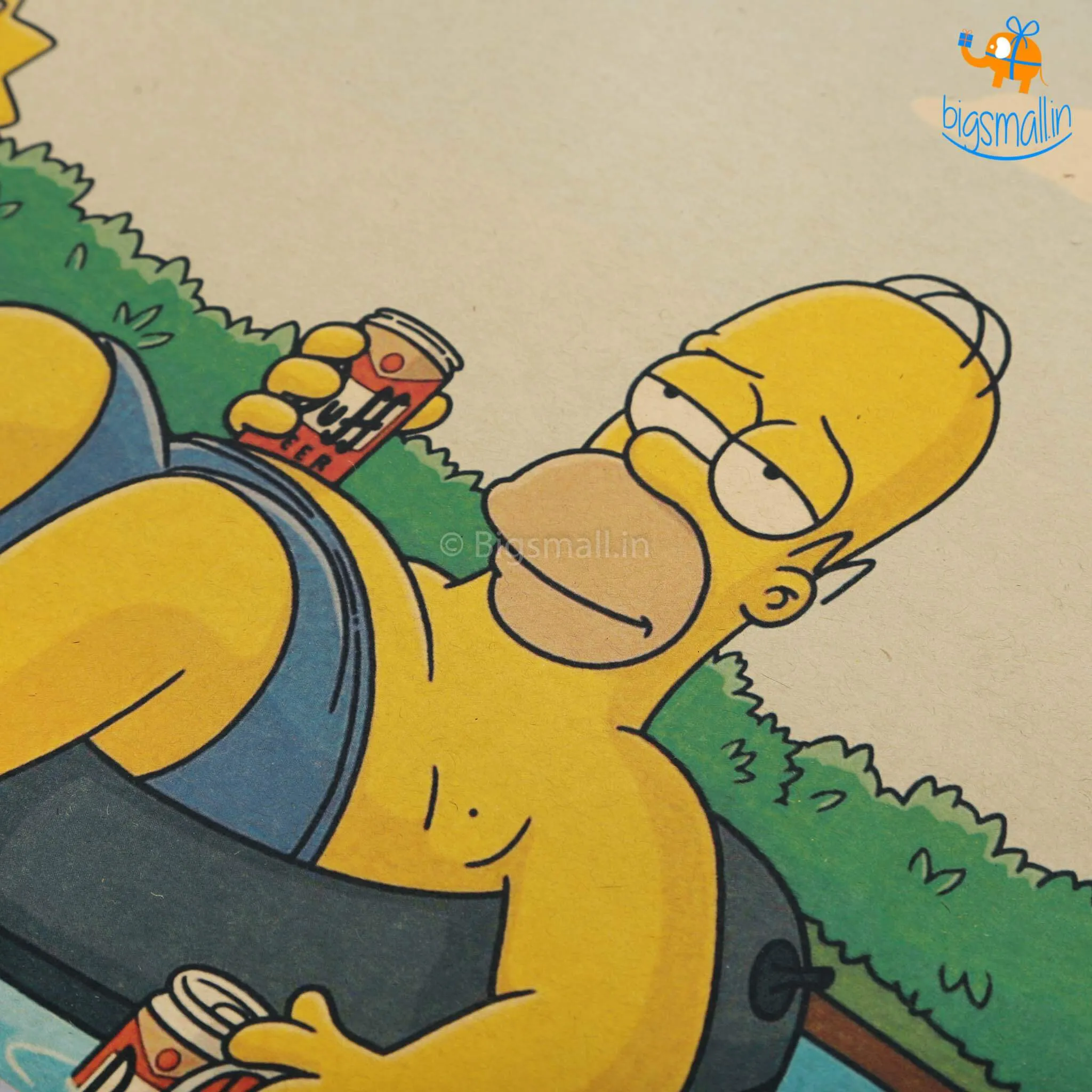 Simpsons Kraft Paper Poster