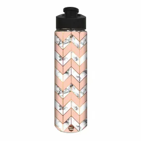 Sipper Stainless Bottle for Gifts Ideas Kids - Peach Marble