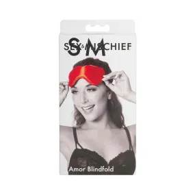 Sportsheets Sex & Mischief Amor Blindfold Red