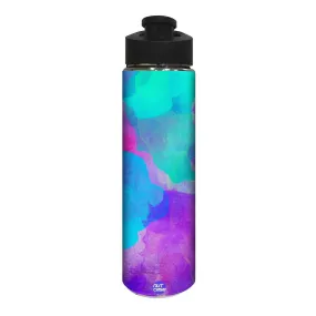 Stainless Steel Water Bottle -  Blue Watercolor