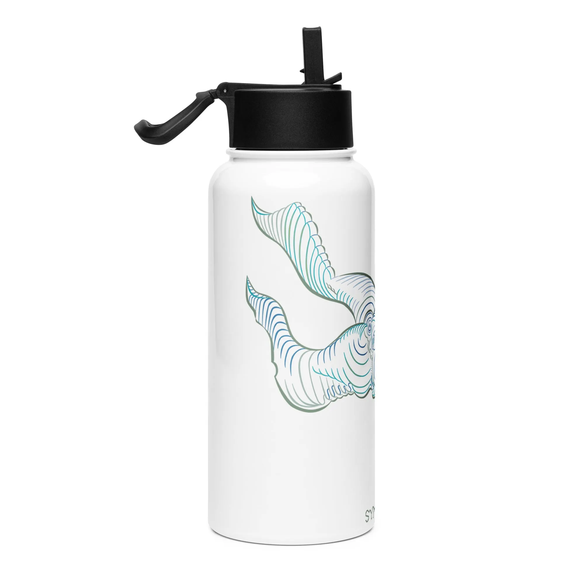 Stainless steel water bottle - Psychedelic Scissors