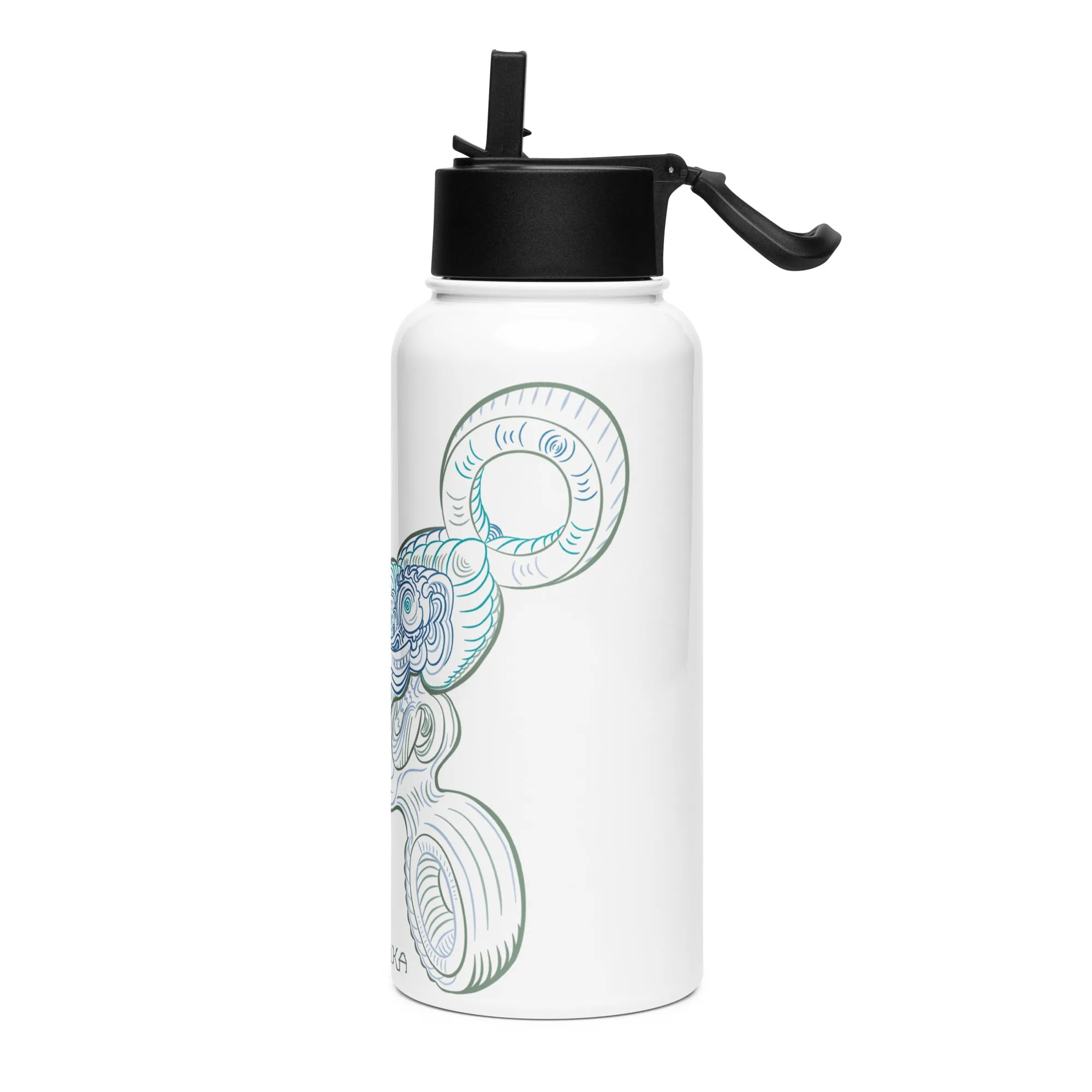 Stainless steel water bottle - Psychedelic Scissors