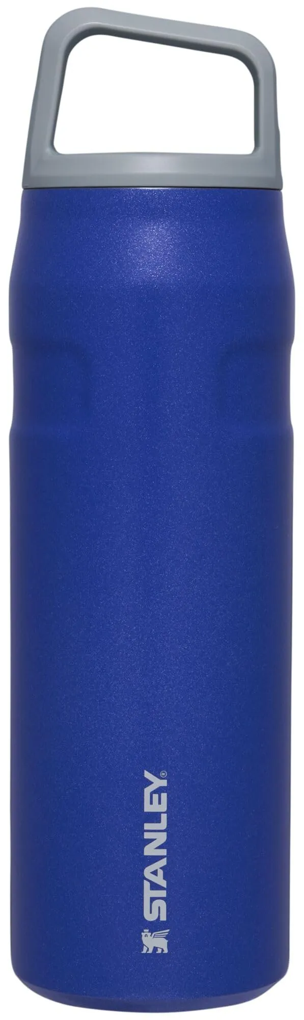 Stanley IceFlow Cap and Carry  Water Bottle 24 OZ | Wide Mouth Twist Lid | Lightweight & Leakproof for Travel & Gym | Insulated Stainless Steel | BPA-Free | Lapis Glimmer