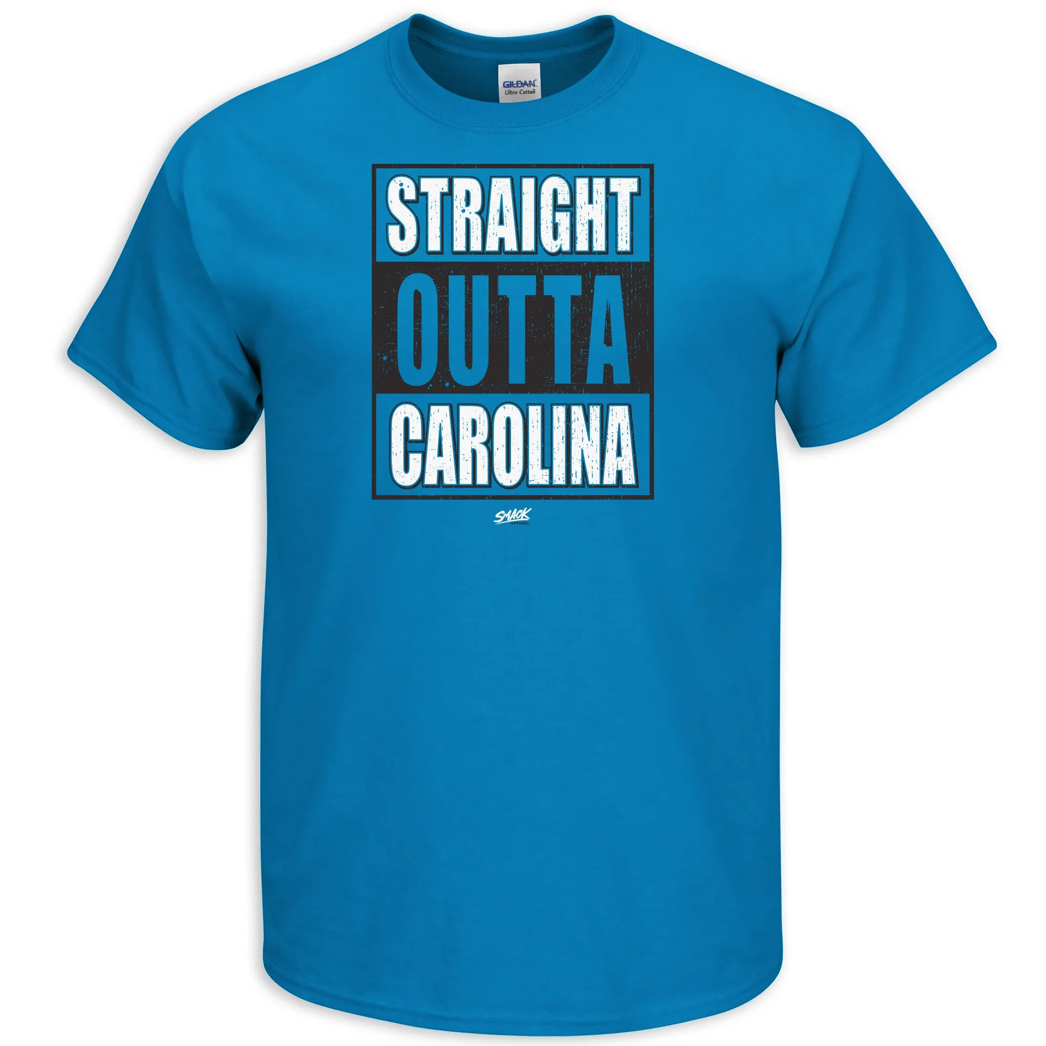 Straight Outta Carolina T-Shirt | Carolina Football Fan Gear