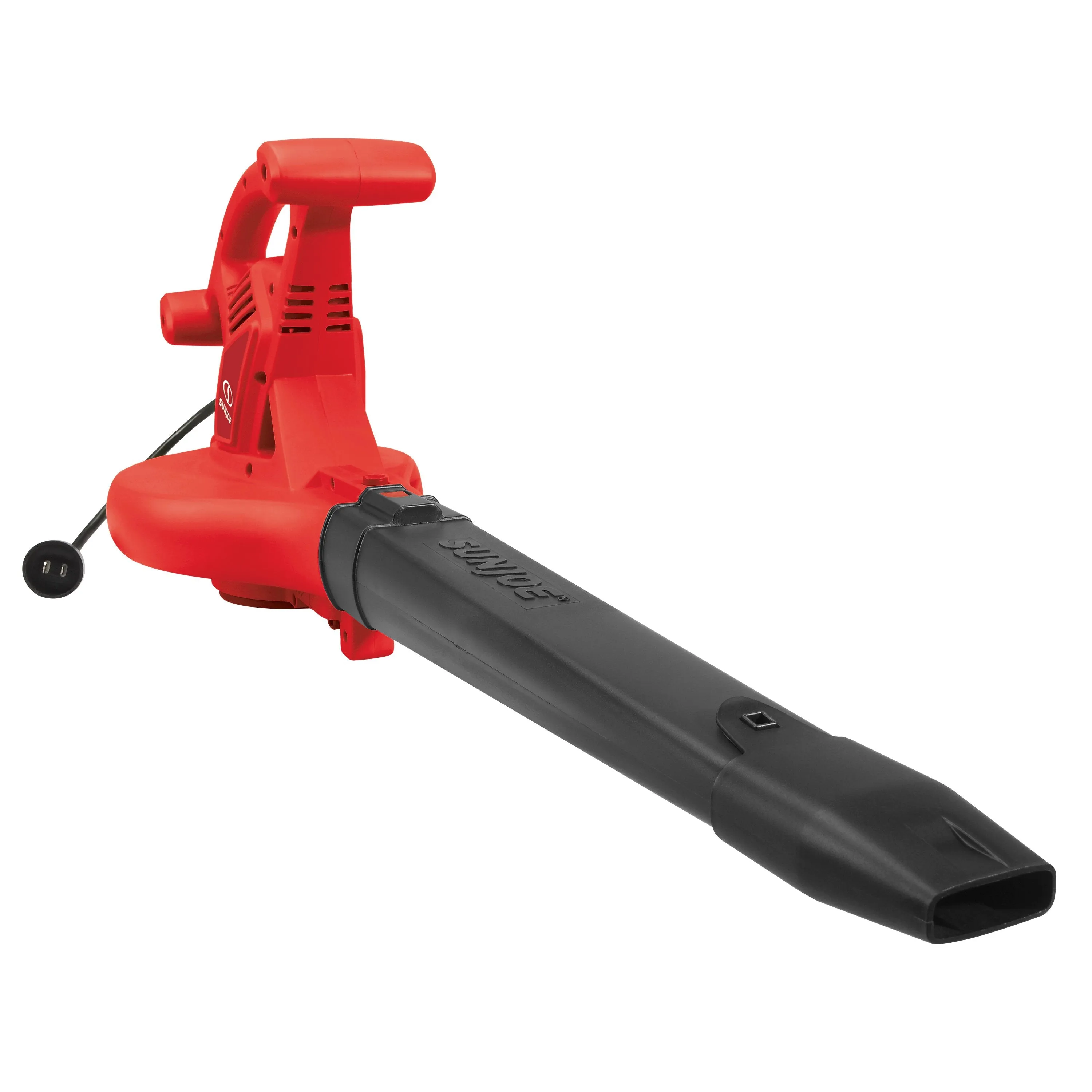 Sun Joe SBJ606E-GA-RED-RM 4-in-1 Electric Blower | 250 MPH | 14 Amp | Vacuum | Mulcher | Gutter Cleaner (Red) (Certified Refurbished)