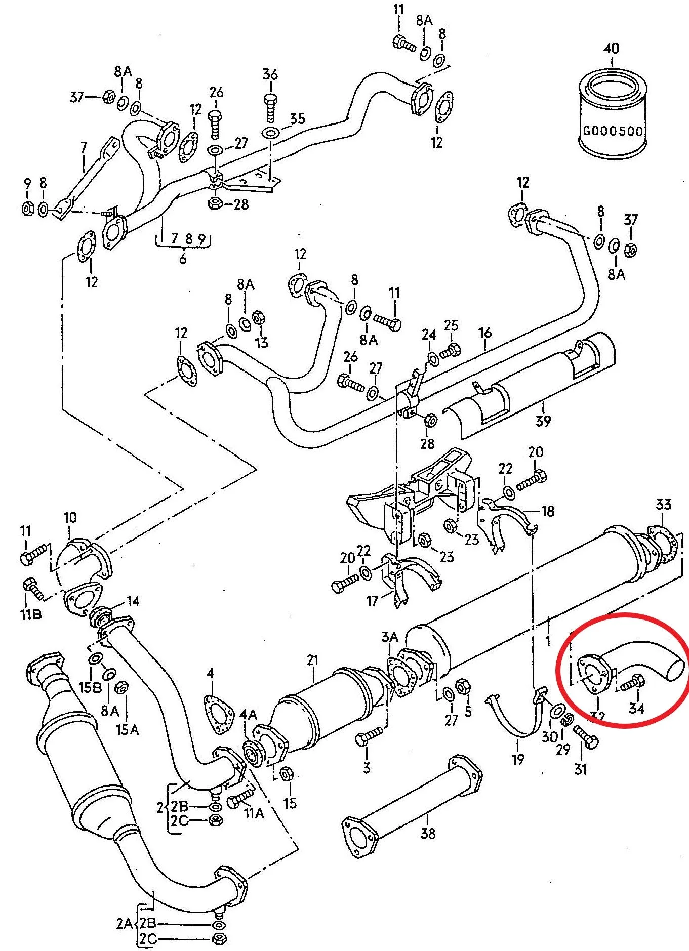 Tail Pipe for 2.1 WBX