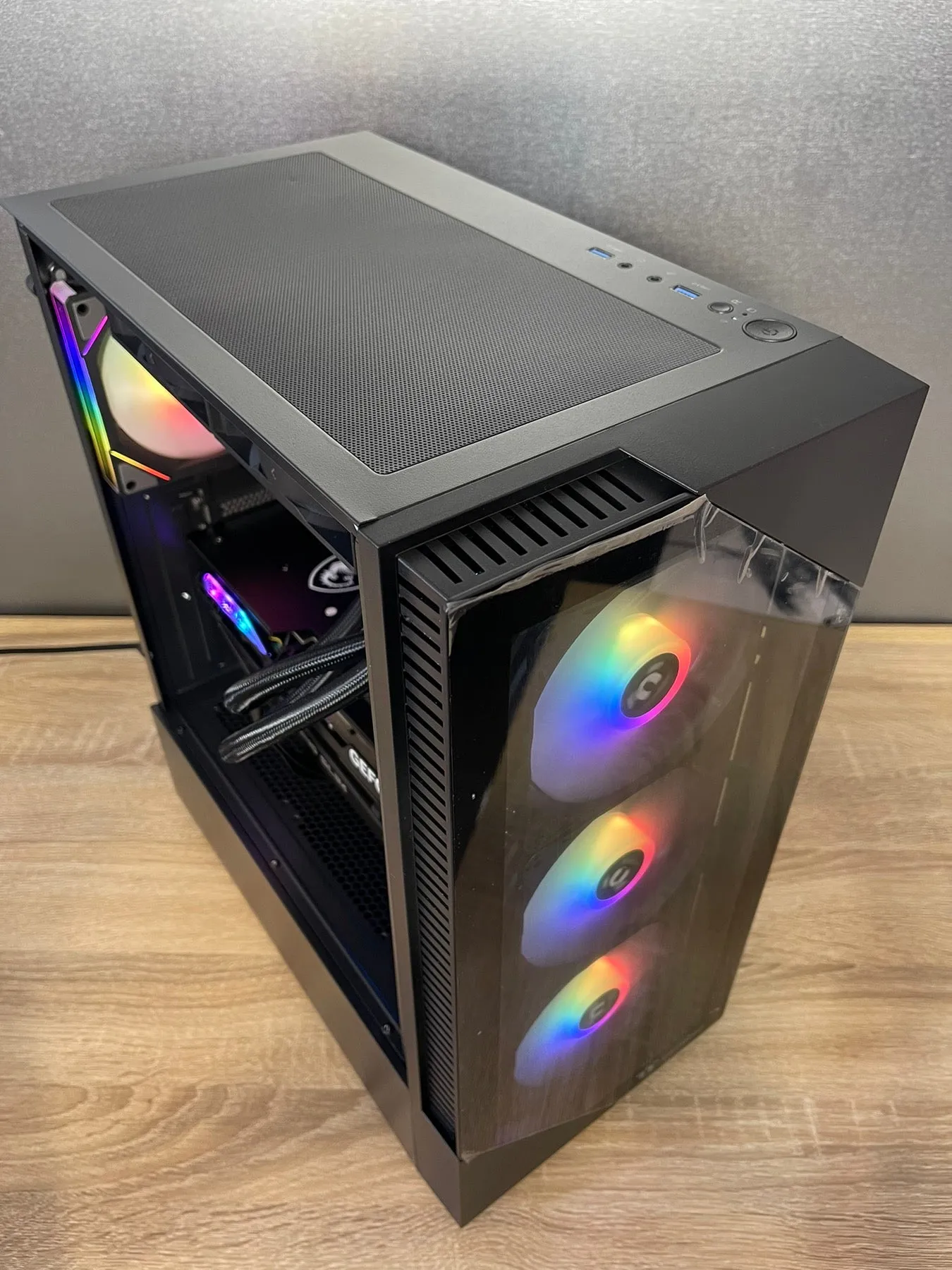 Thermaltake PC Case View 200 TG ARGB Mid Tower Chassis