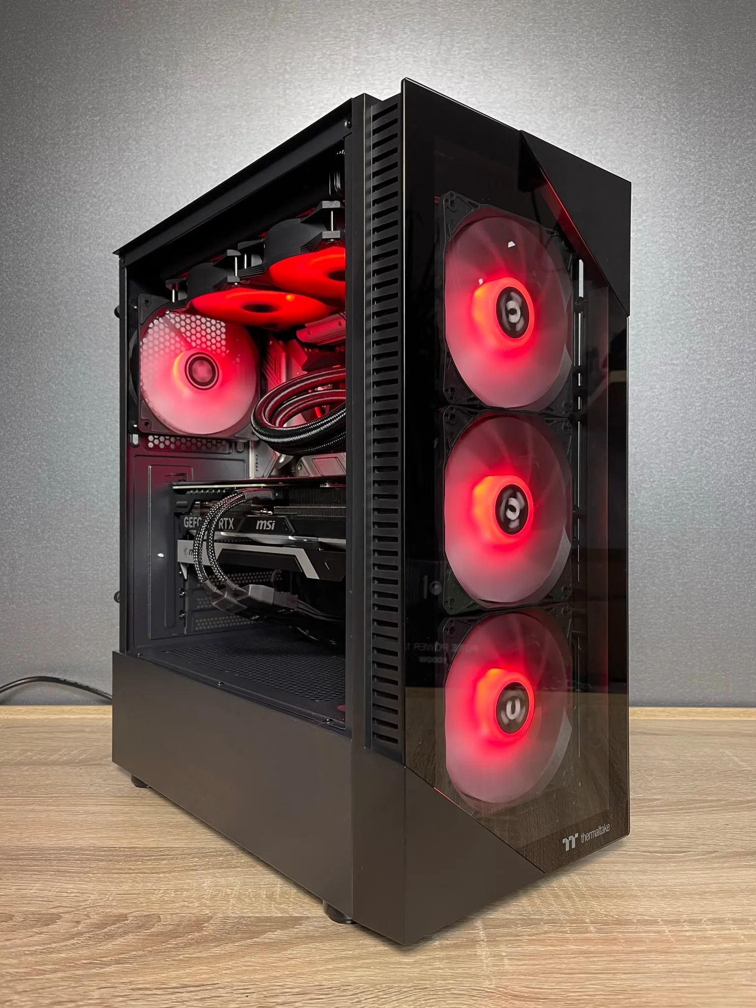 Thermaltake PC Case View 200 TG ARGB Mid Tower Chassis