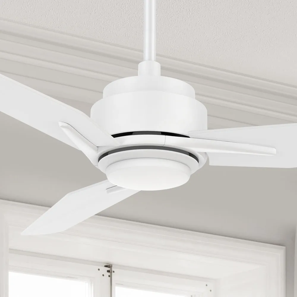 Tilbury Smart Outdoor Ceiling Fan with Dimmable LED Light Remote 48"