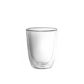 Trudeau 11 Oz. 2-Piece Caffe Double Wall Coffee Glasses - 490016300