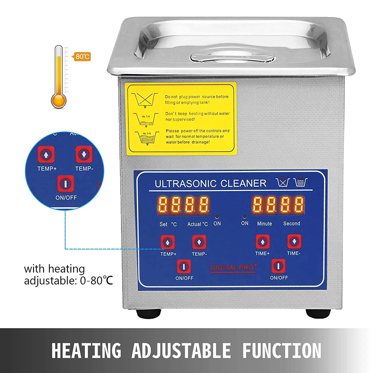 Ultrasonic Cleaner 2L Jewellery Cleaner