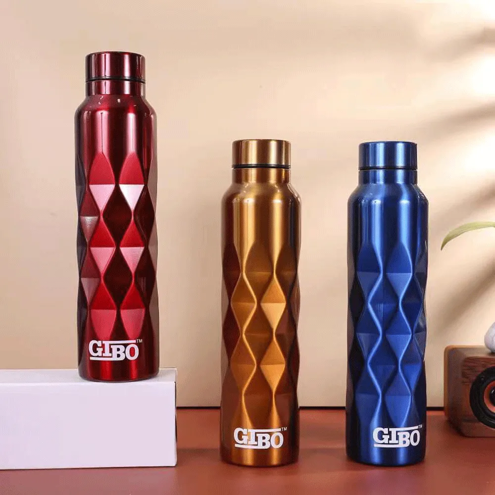 Unique, Glossy Steel Water-Bottle 1L