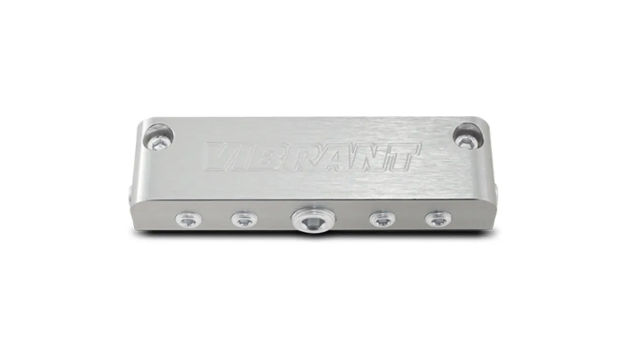 Vibrant Vacuum Block Manifold - Anodized Silver - 2690