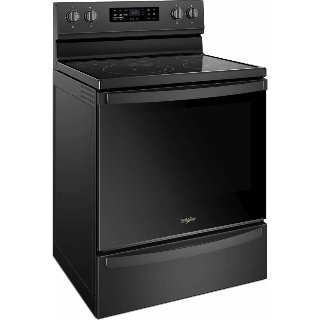 Whirlpool 30-inch Freestanding Electric Range with Frozen Bake™ Technology YWFE775H0HB