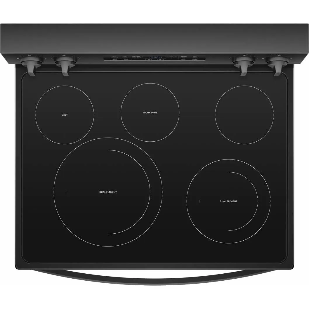 Whirlpool 30-inch Freestanding Electric Range with Frozen Bake™ Technology YWFE775H0HB